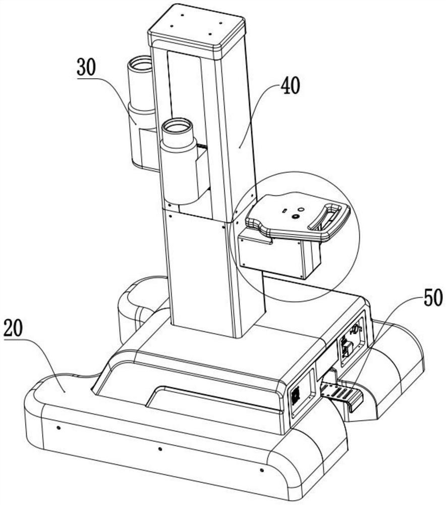 Cart console and minimally invasive surgery robot