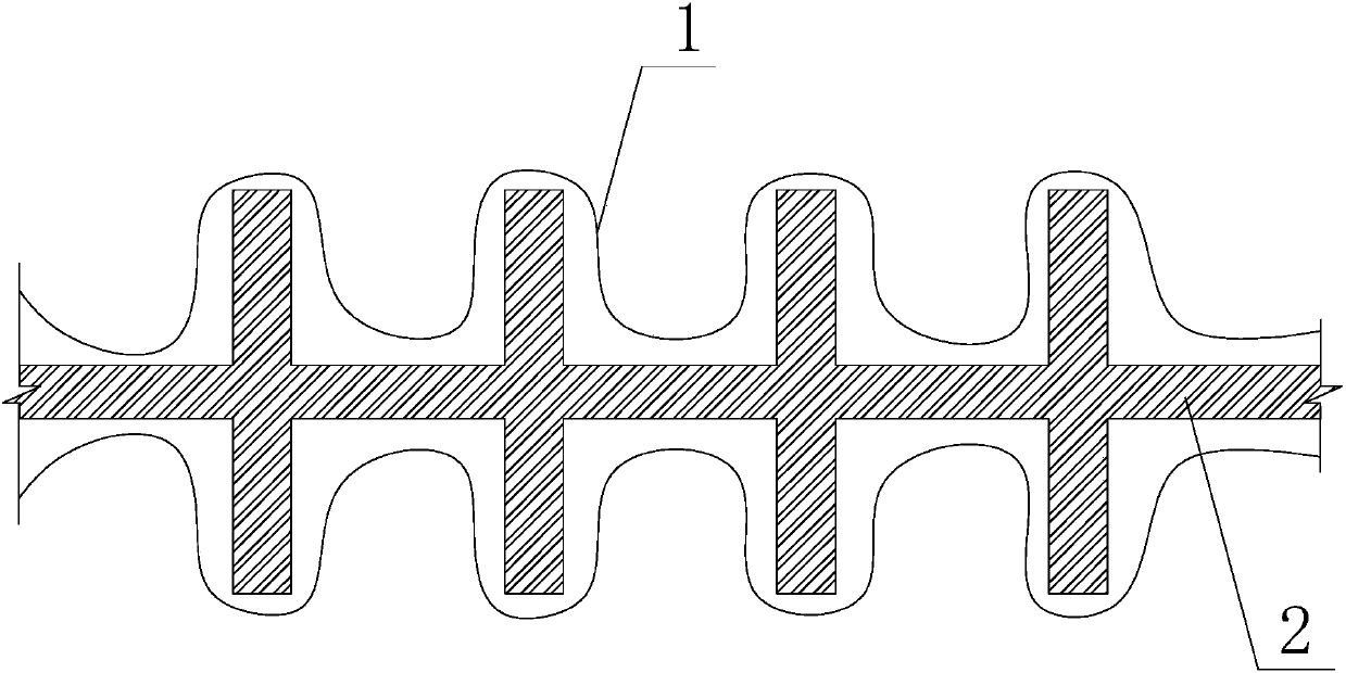 Filter tube and super-soft soil solidifying device provided with same