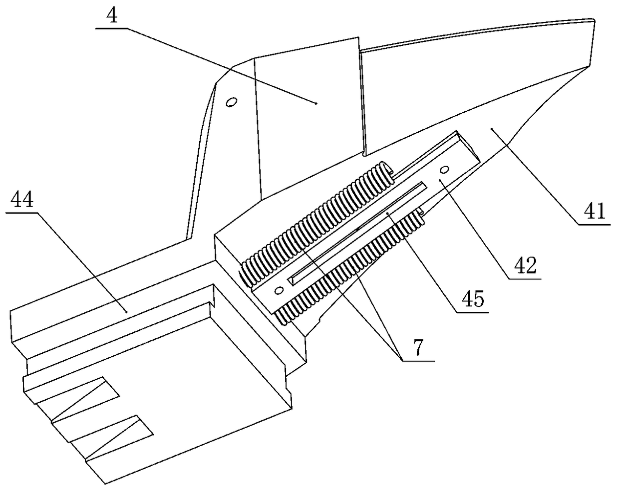 Centrifugal impeller injection molding mold