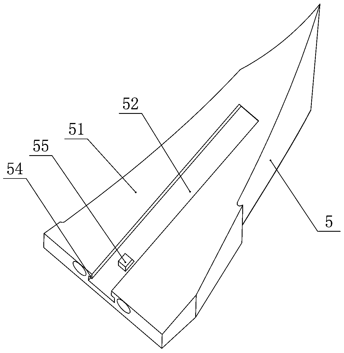 Centrifugal impeller injection molding mold