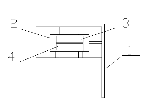 Buried type bus phase sequence signboard