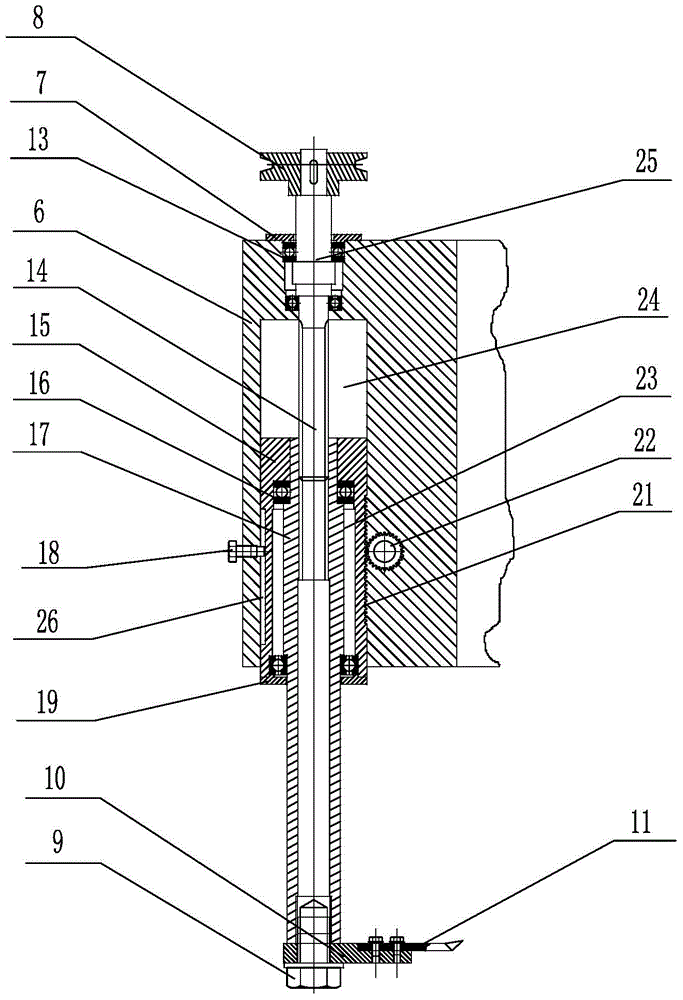 Hole drilling machine special for ranks machine