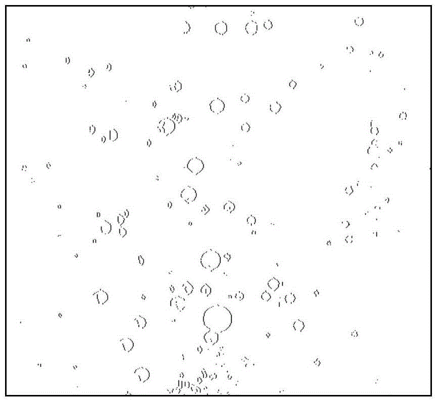 Measuring method of oil drop size