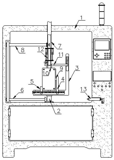 Dry-type airtight leakage testing machine for cylinder block production based on engine