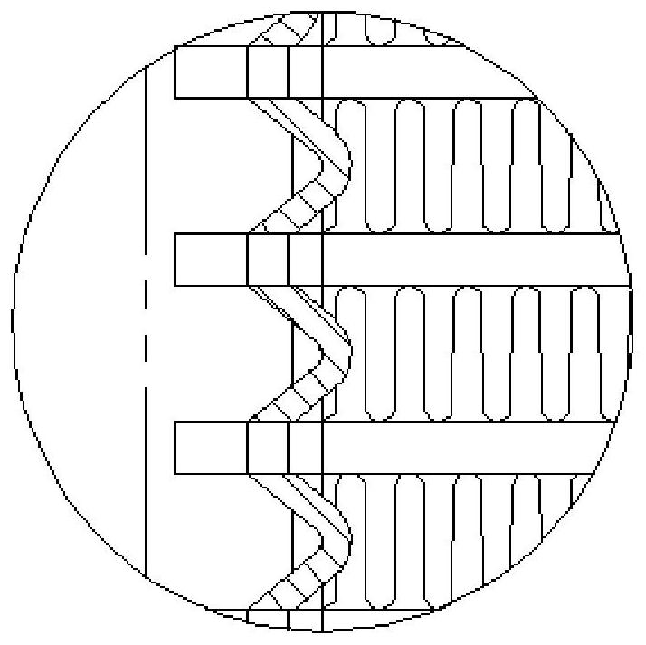 Automobile all-aluminum air heater and assembling method thereof