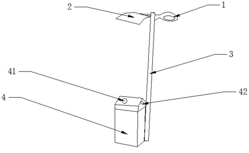 Solar street lamp with garbage can