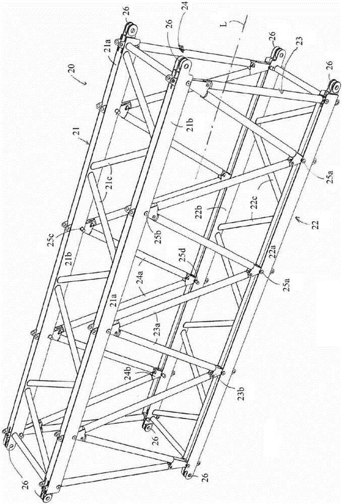 Crane boom segment for assembly of a crane boom, method for assembling a crane boom