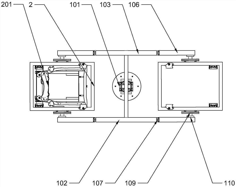 A multi-station robot production line and production method