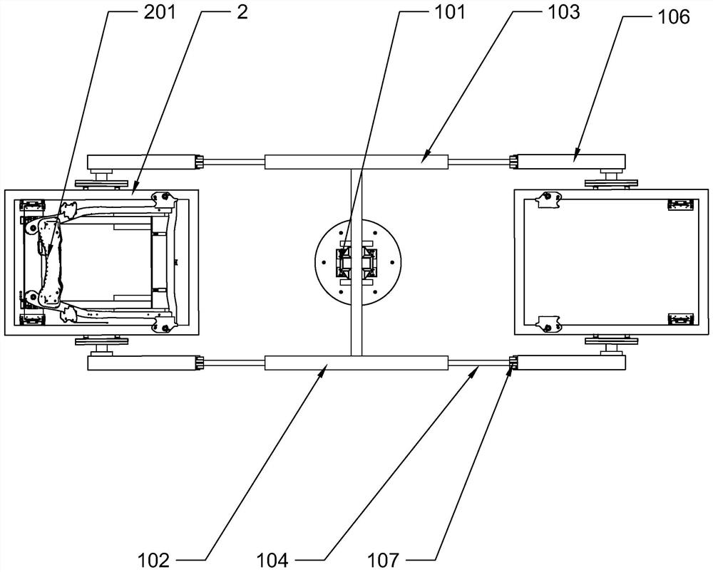 A multi-station robot production line and production method