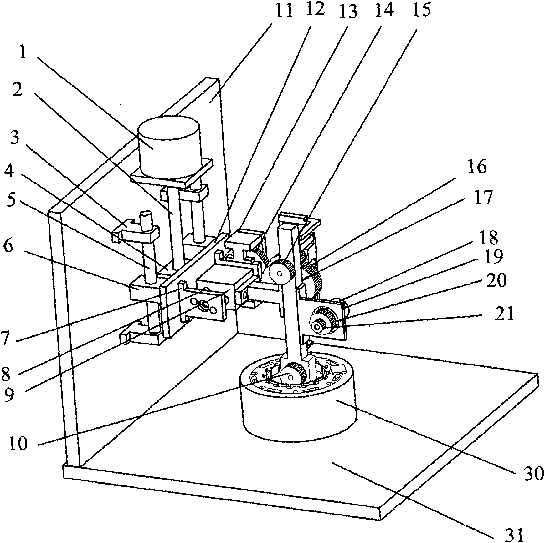 Winding device and winding machine with same