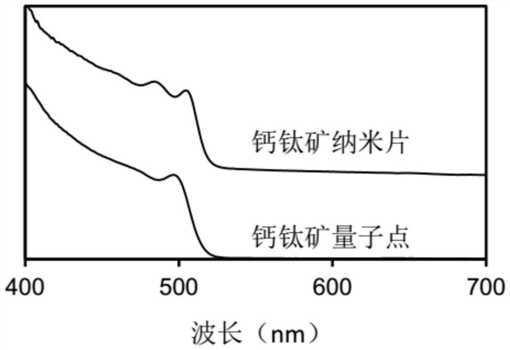 Perovskite nano material, preparation method thereof and photoelectric device containing perovskite nano material