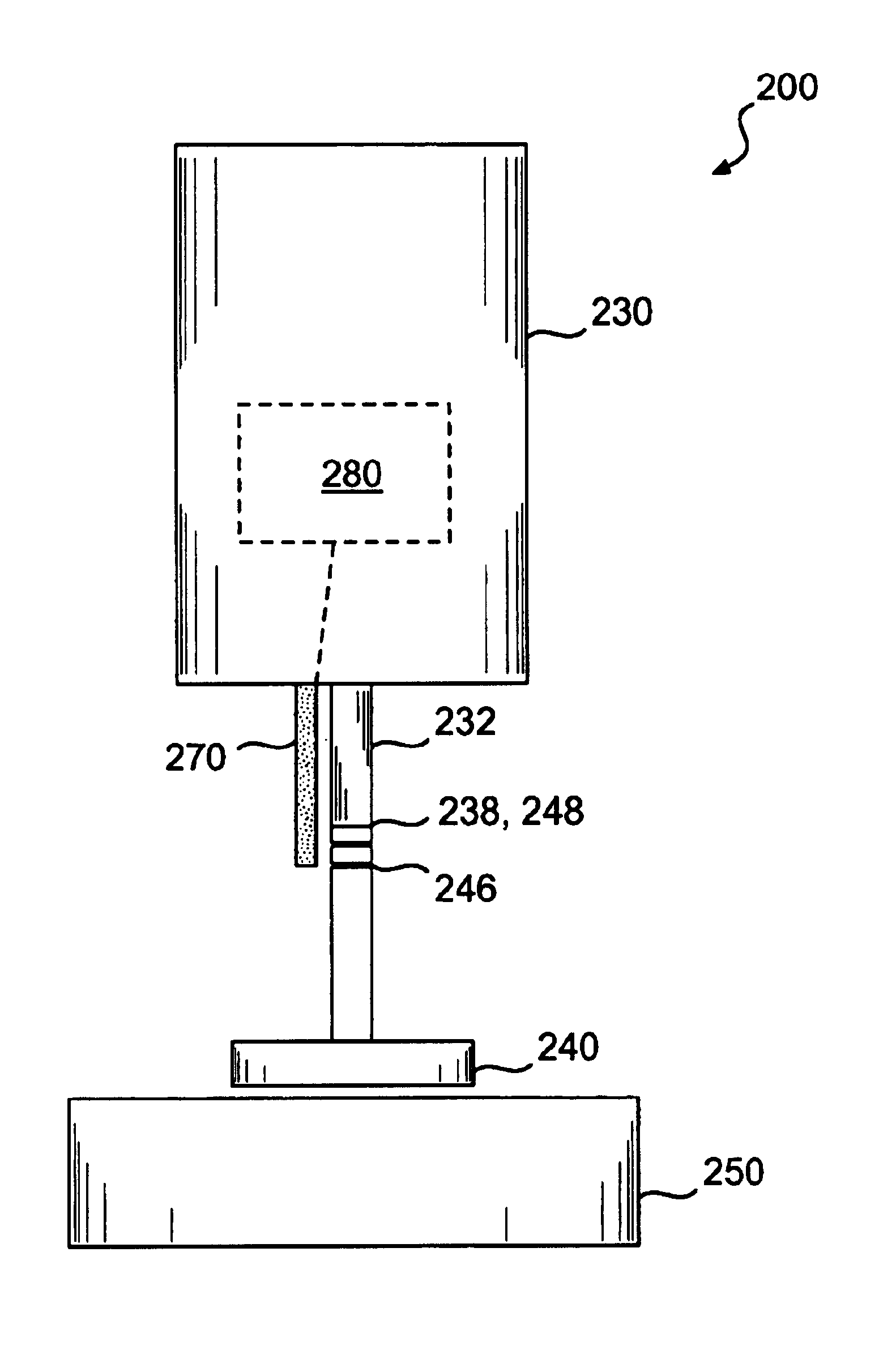 System and method for automatic identification of a detachable component of an instrument