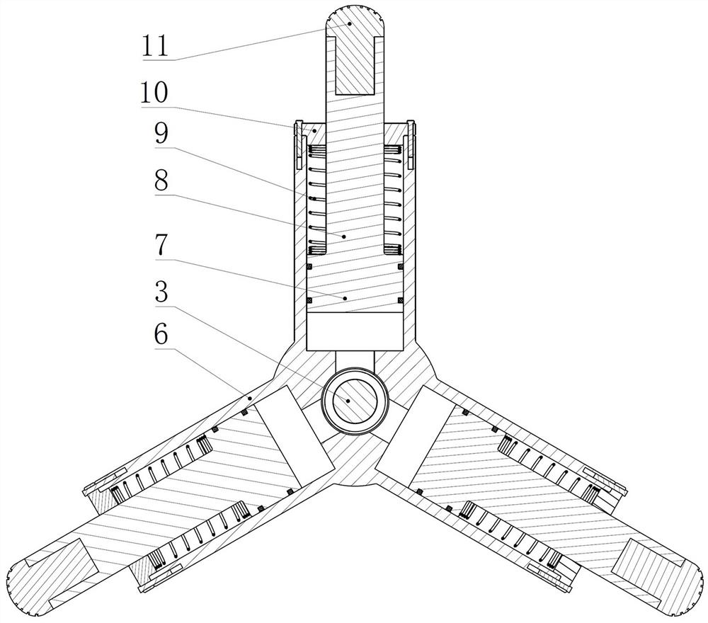 Hydraulic control acceleration controller of pipe cleaner