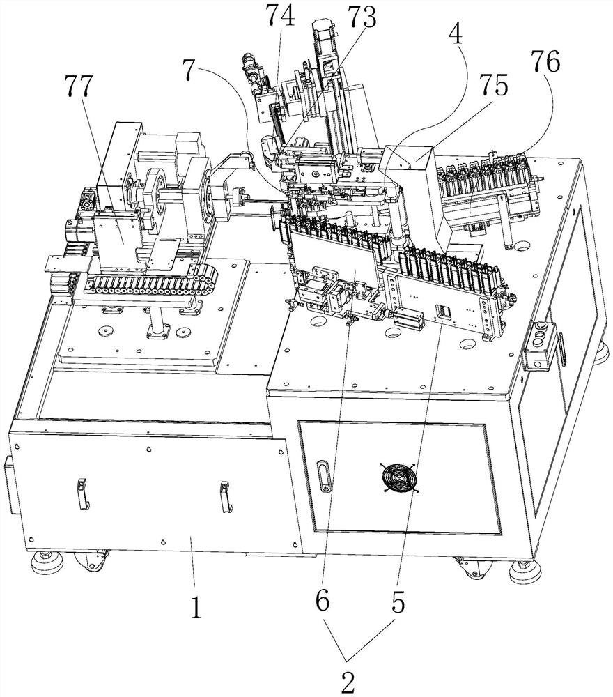 Joint type framework flying fork winding equipment