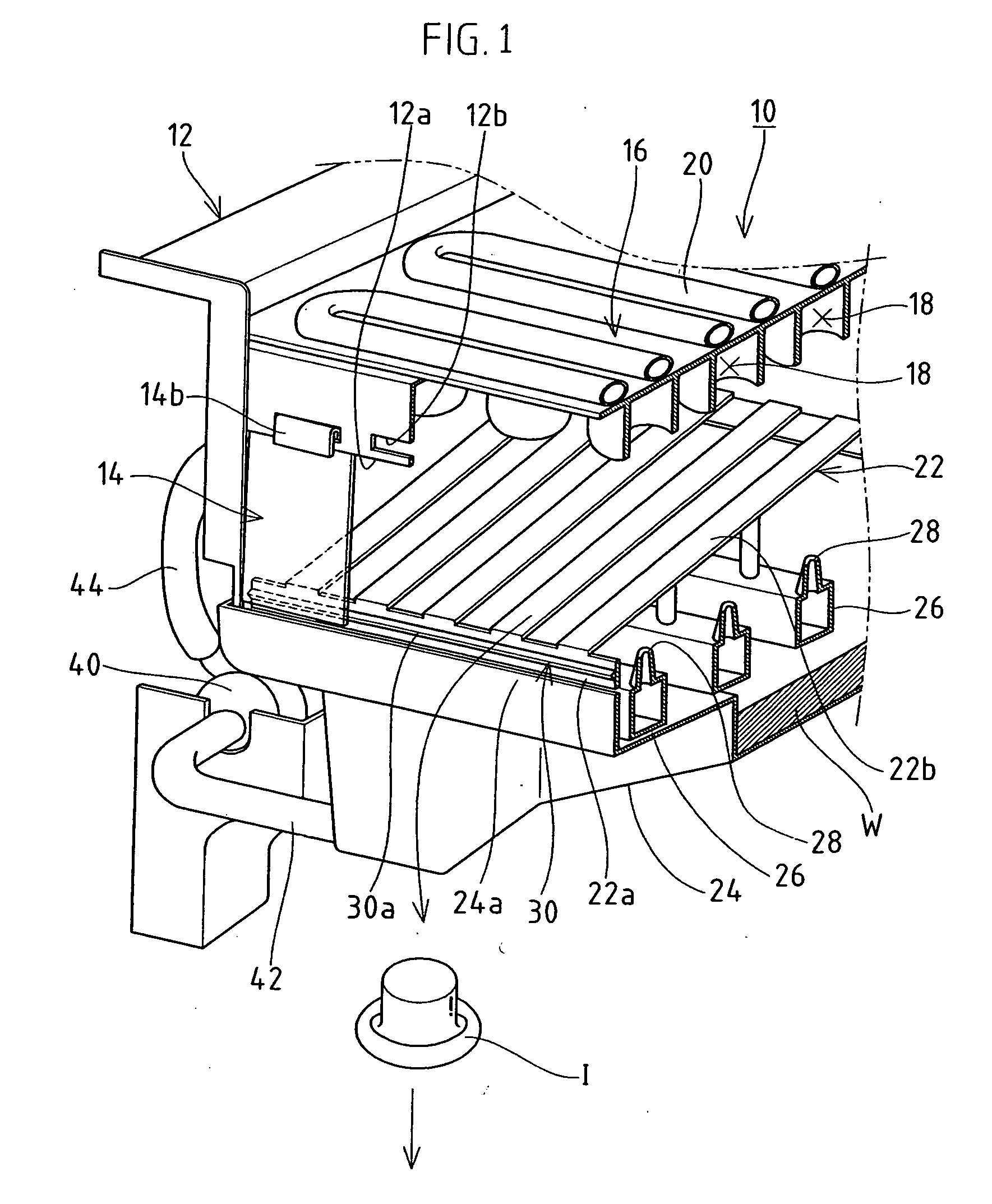 Ice discharging structure of ice making mechanism