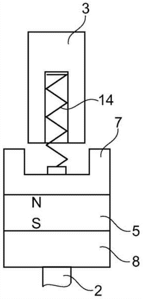 Bistable electromagnetic actuating apparatus, armature assembly and camshaft adjustment apparatus