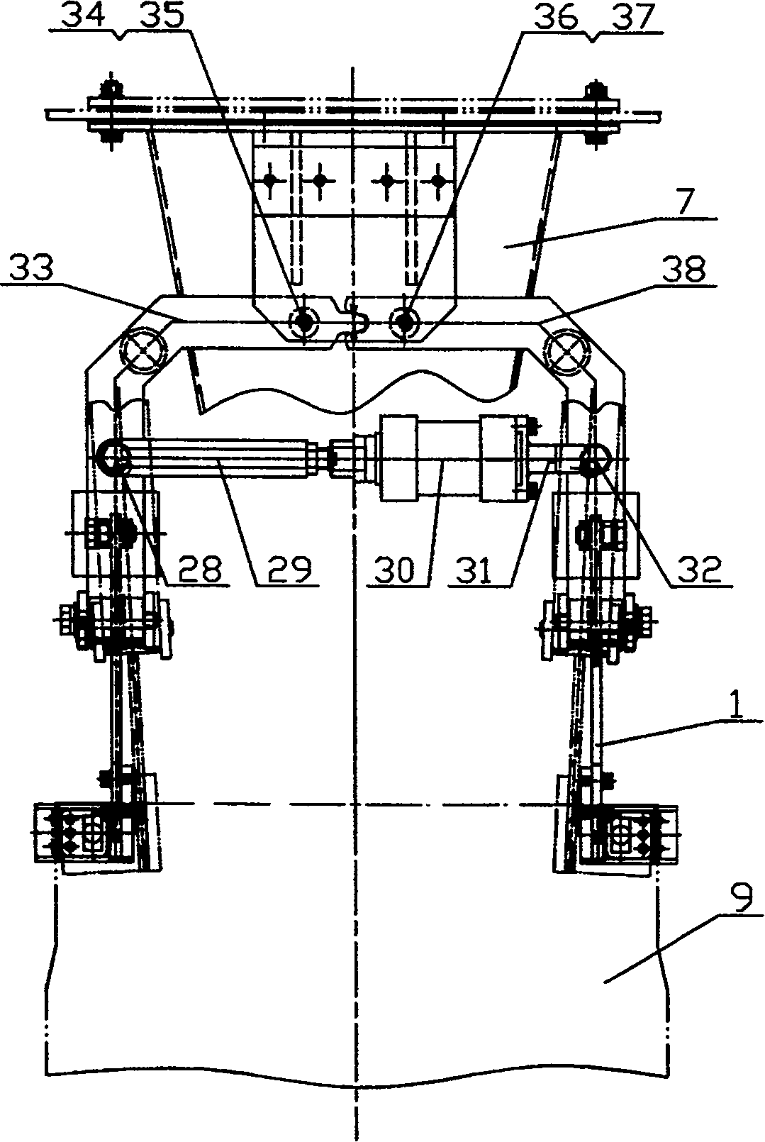 Pliers clamping plate sharp-nose full automatic bag clamping apparatus