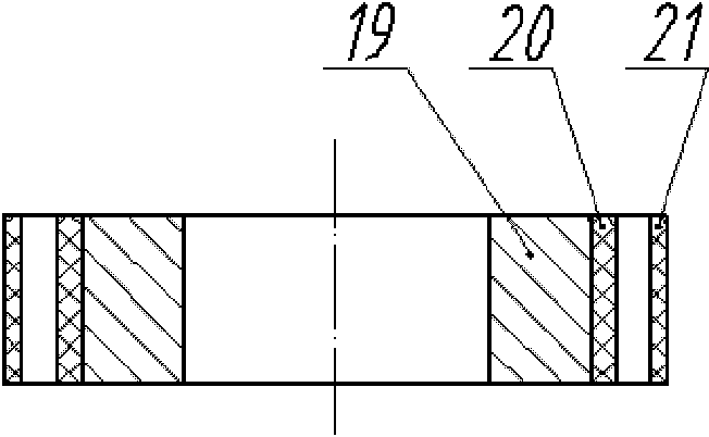 Rotary ultrasonic head based on machine tool attachment