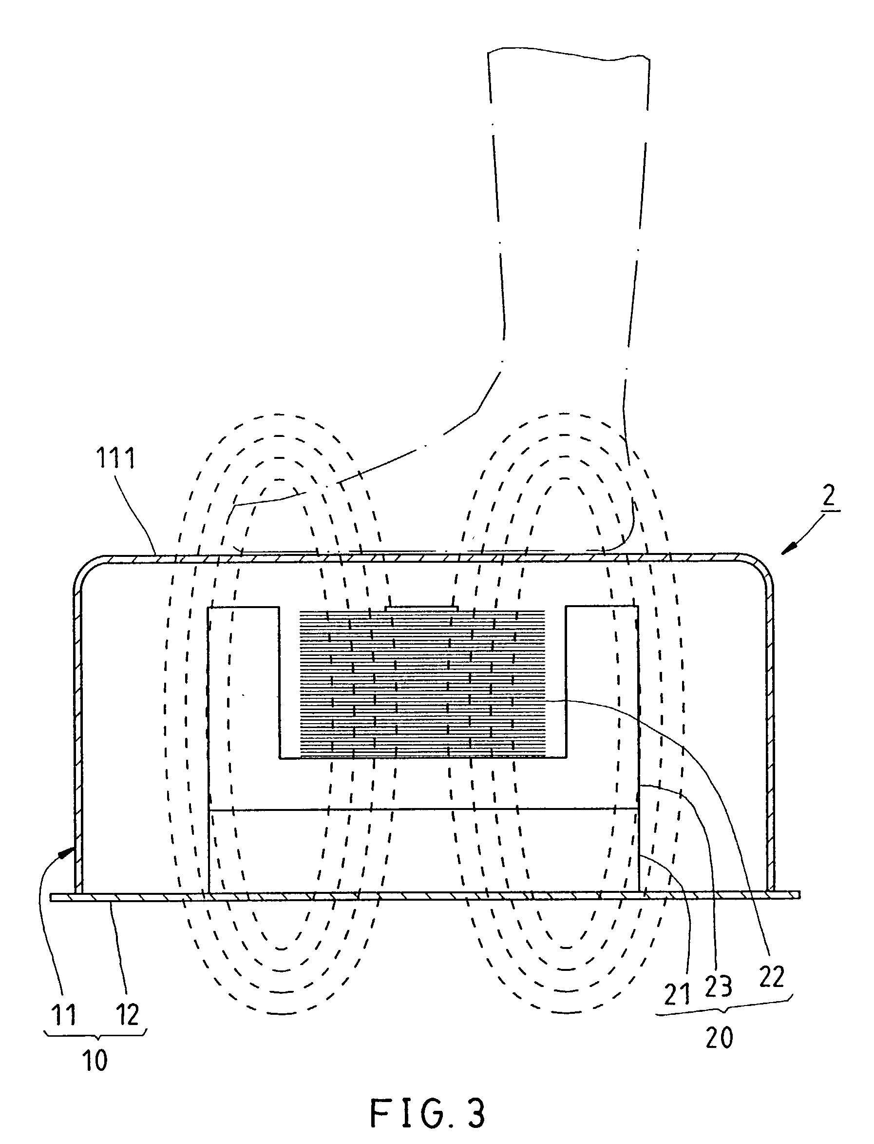 Human body massager with magnetic field generator