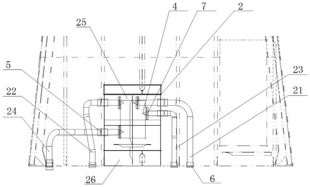 Ventilation system for ship liquid tank