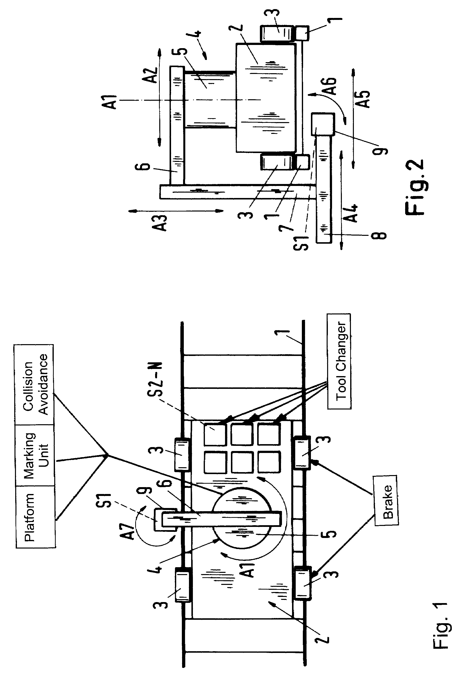 Testing device for tracks of roller coasters