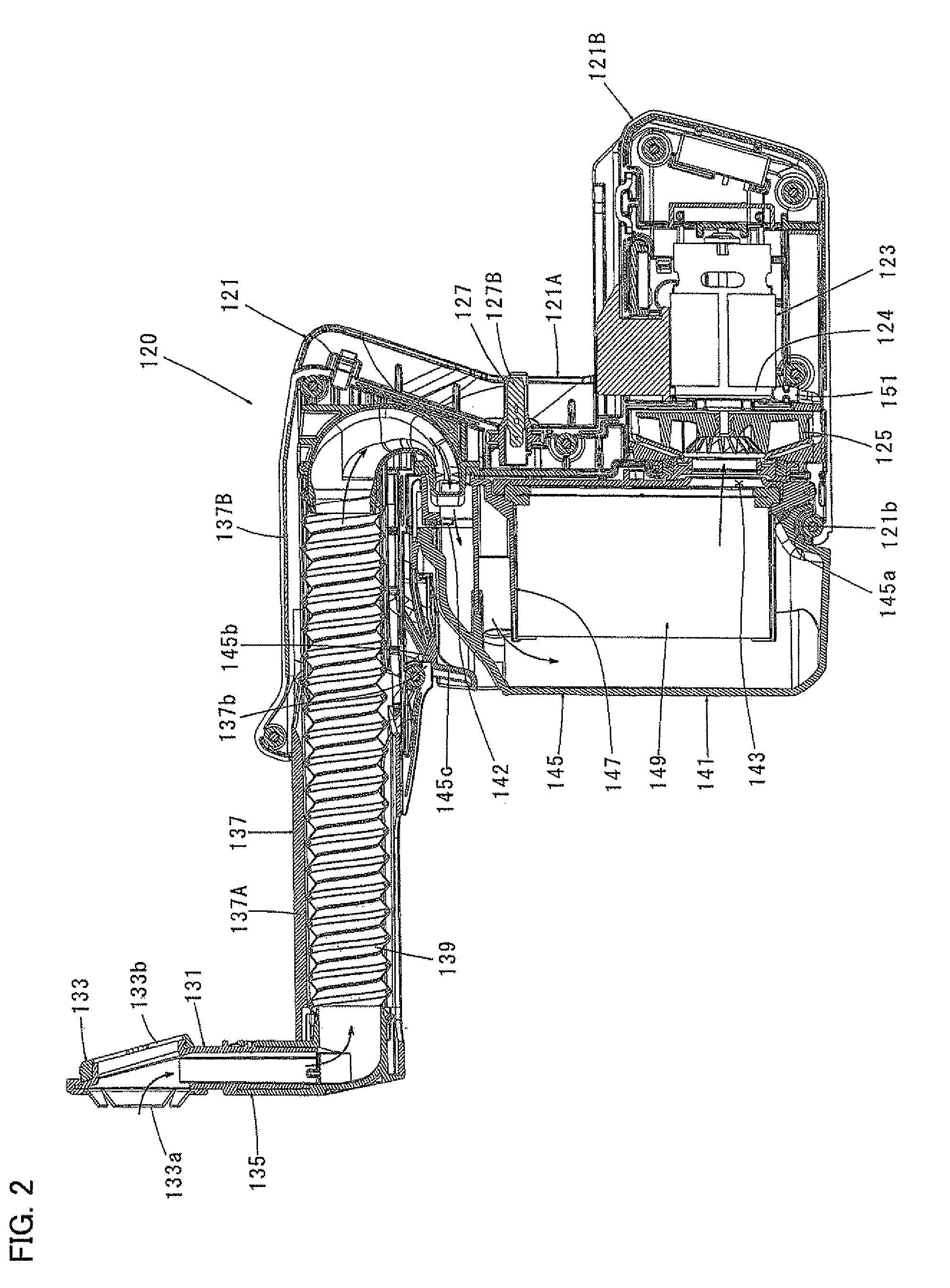 Dust collecting device