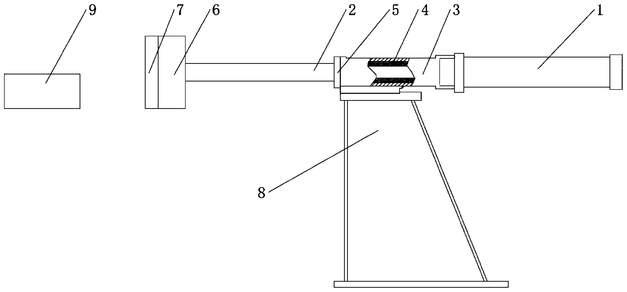 Pneumatic buffering device and method