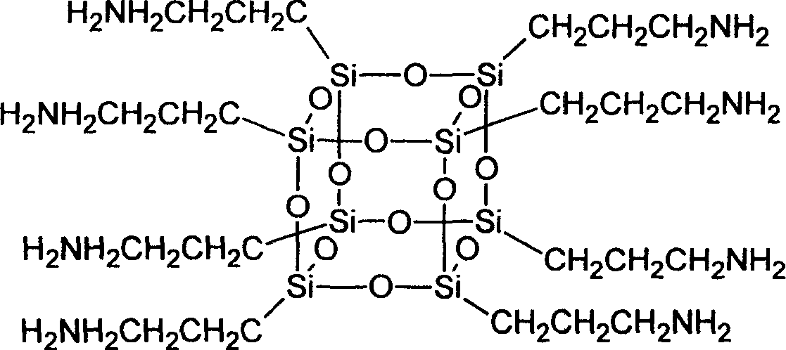 Synthesis method of multi-amino polyhedral oligomeric silsesquioxanes