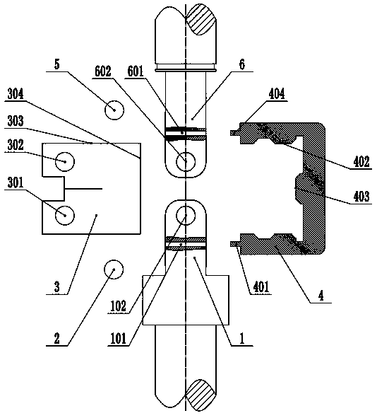 Fixture for security and fast installation of CT sample