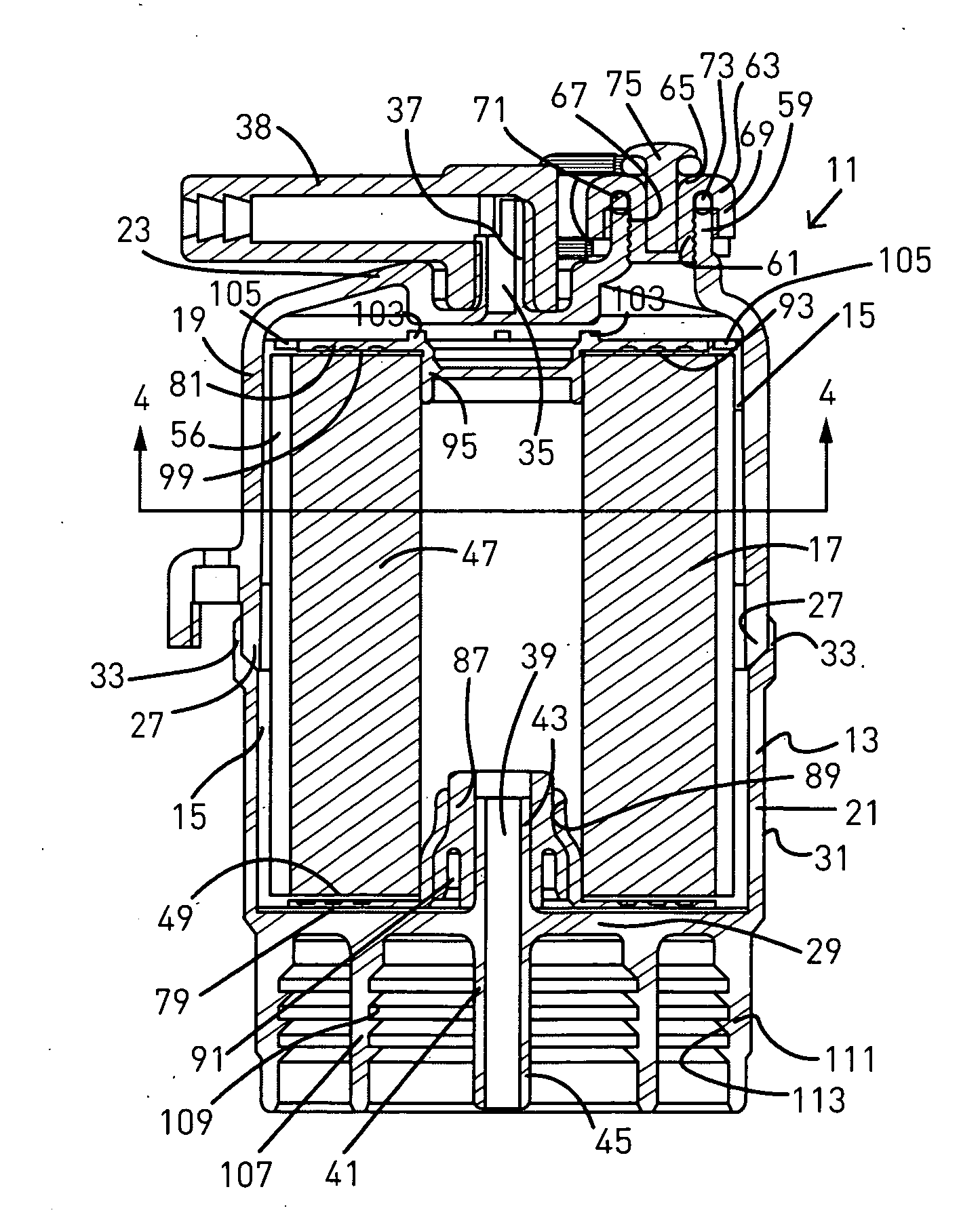 Drinking water filtration and/or purification apparatus