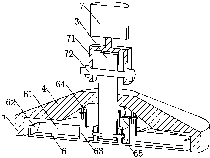 Full-automatic cement concrete pavement calender for municipal construction