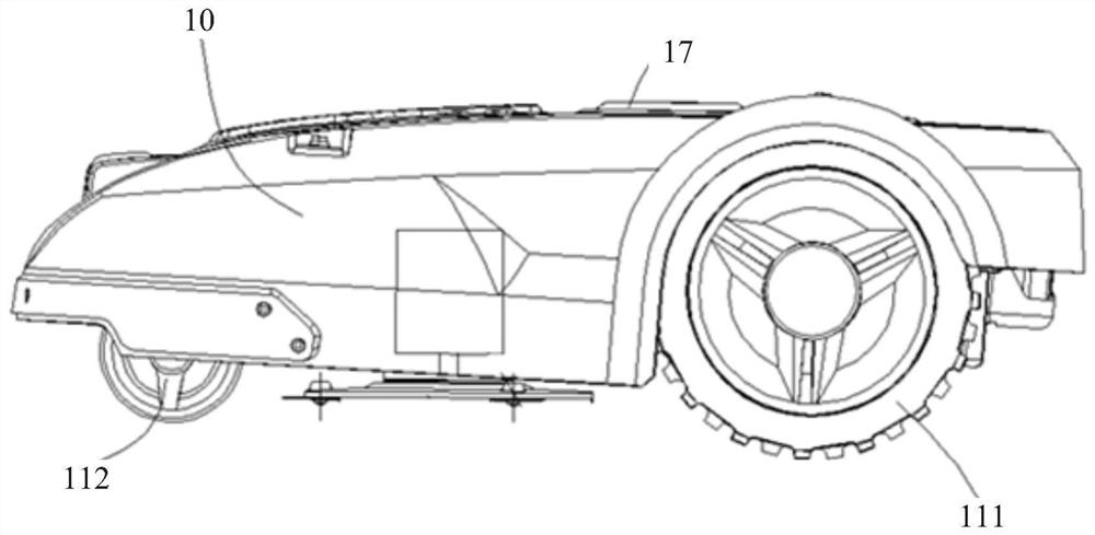 Automatic returning system of self-moving equipment and self-moving equipment