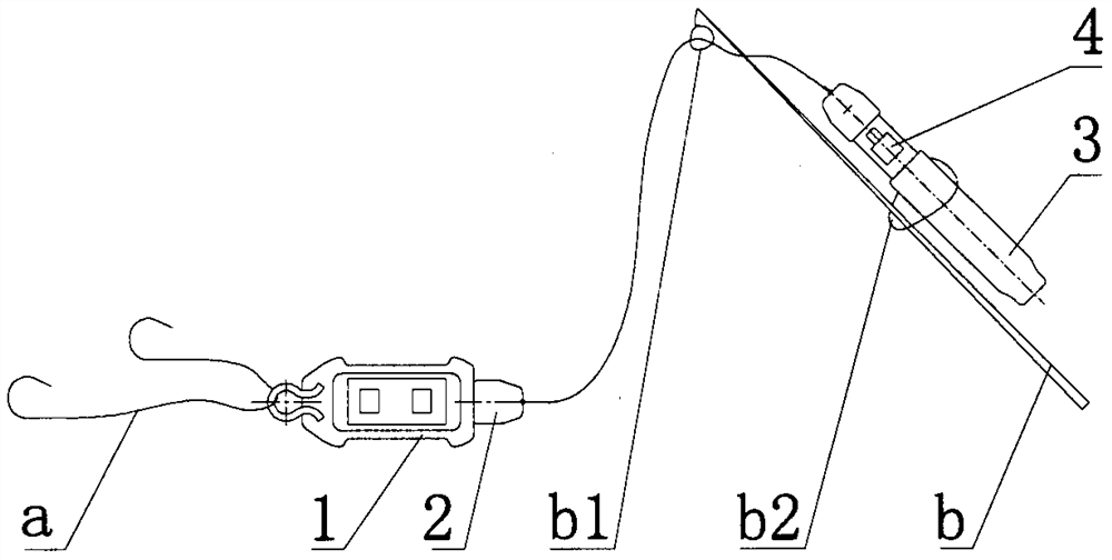 Electronic fishing tackle combination