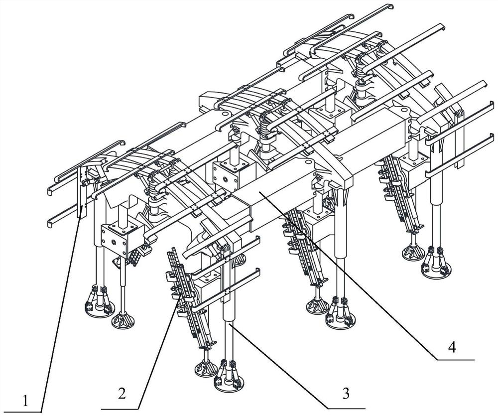 Step-type anchoring robot of fully mechanized excavation face