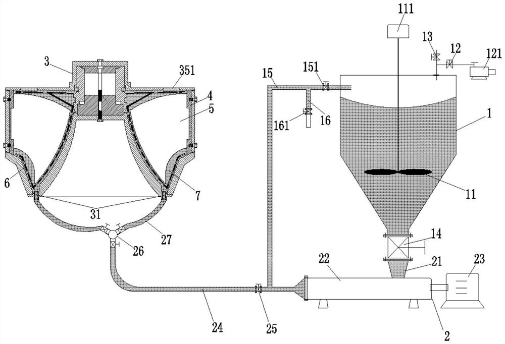 A kind of manufacturing method of composite ceramic closed impeller containing metal skeleton