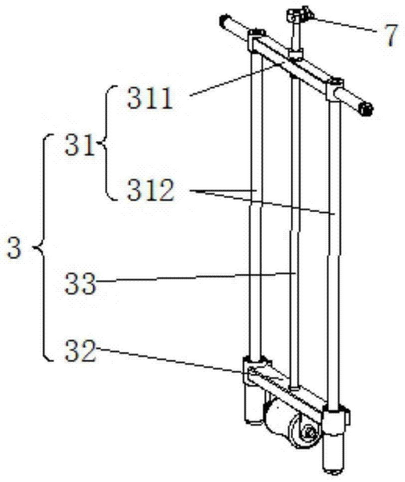 A kind of indoor leg exercise equipment