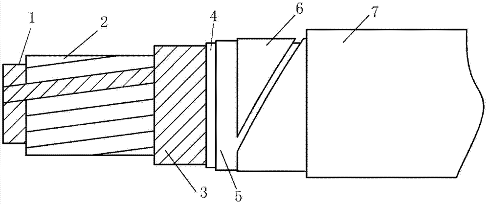 Diameter-expanding cable