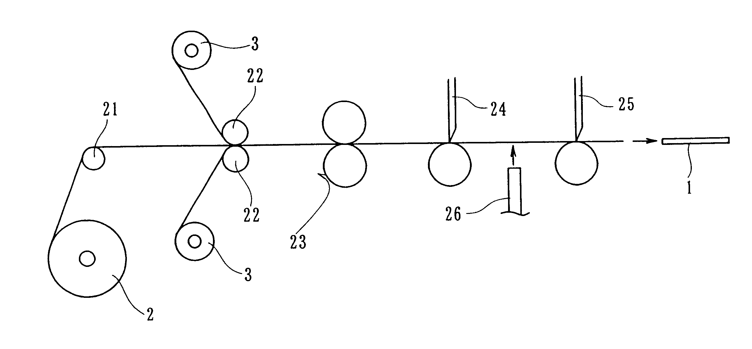 Cleaning product and production process therefor