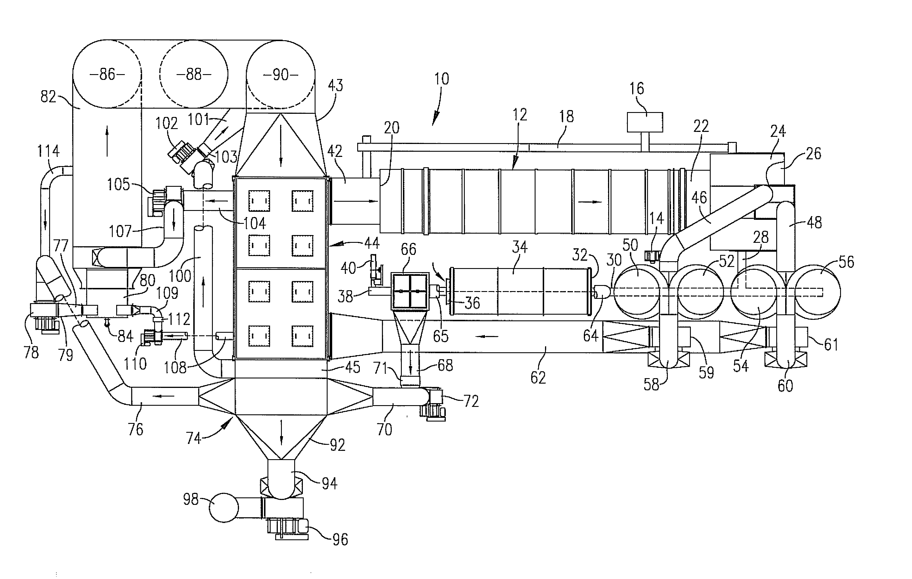 Two-stage thermal oxidation of dryer offgas