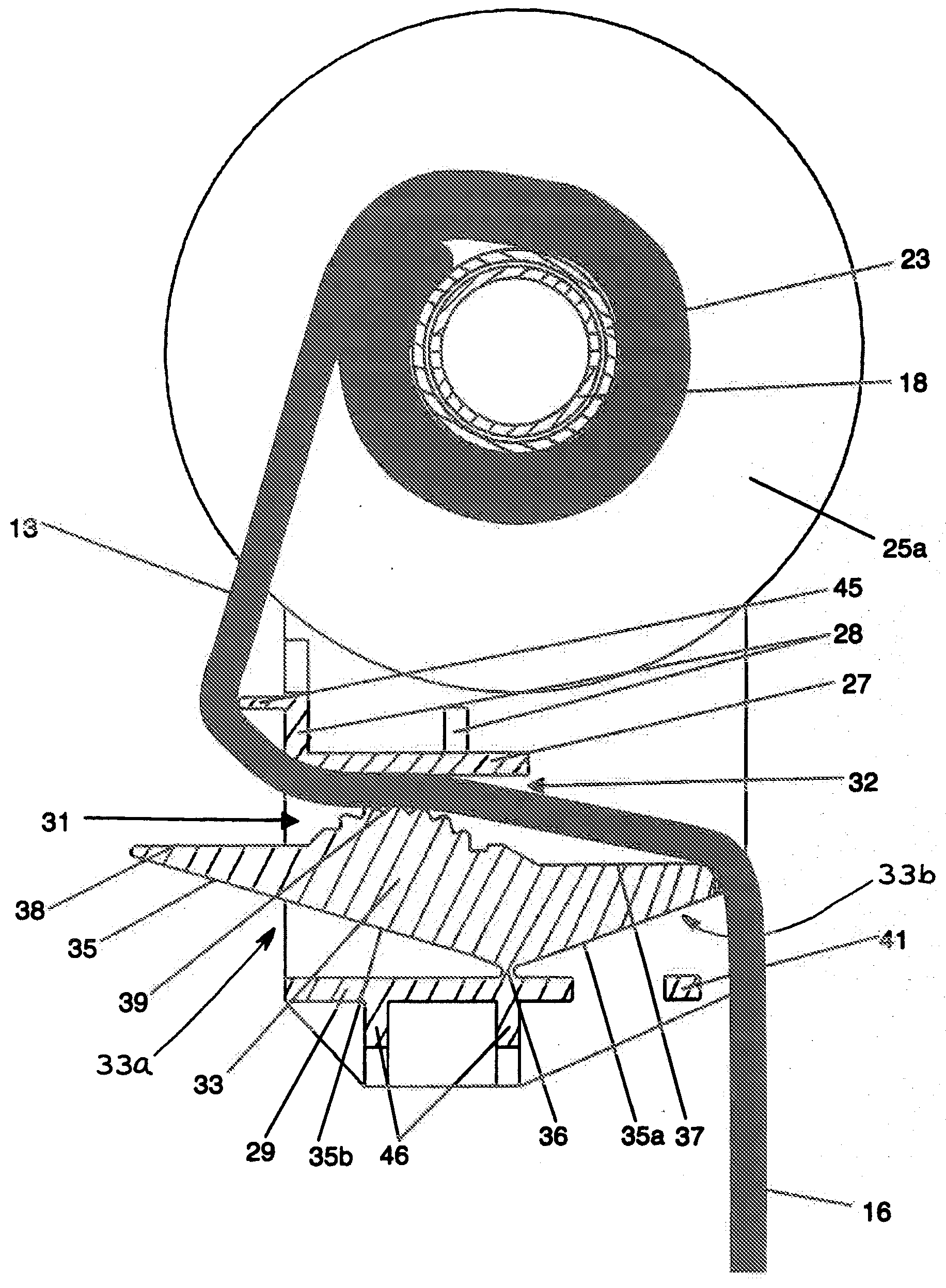 Device for training creeping plants