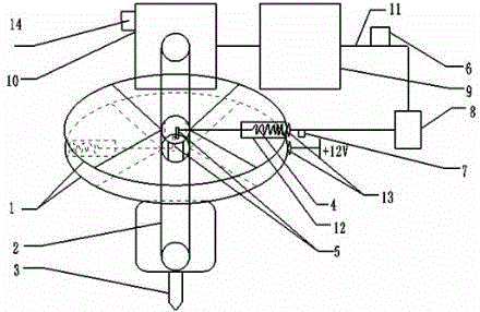 Anti-overloading system capable of being encrypted for electric drill