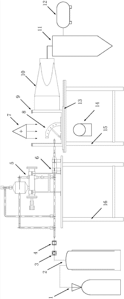 Continuous supersonic sand erosion test table and test method thereof