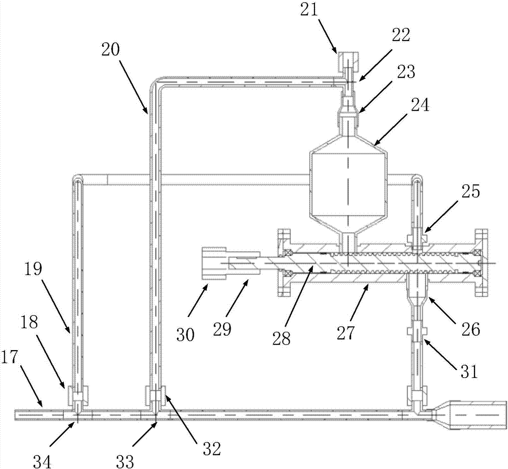 Continuous supersonic sand erosion test table and test method thereof