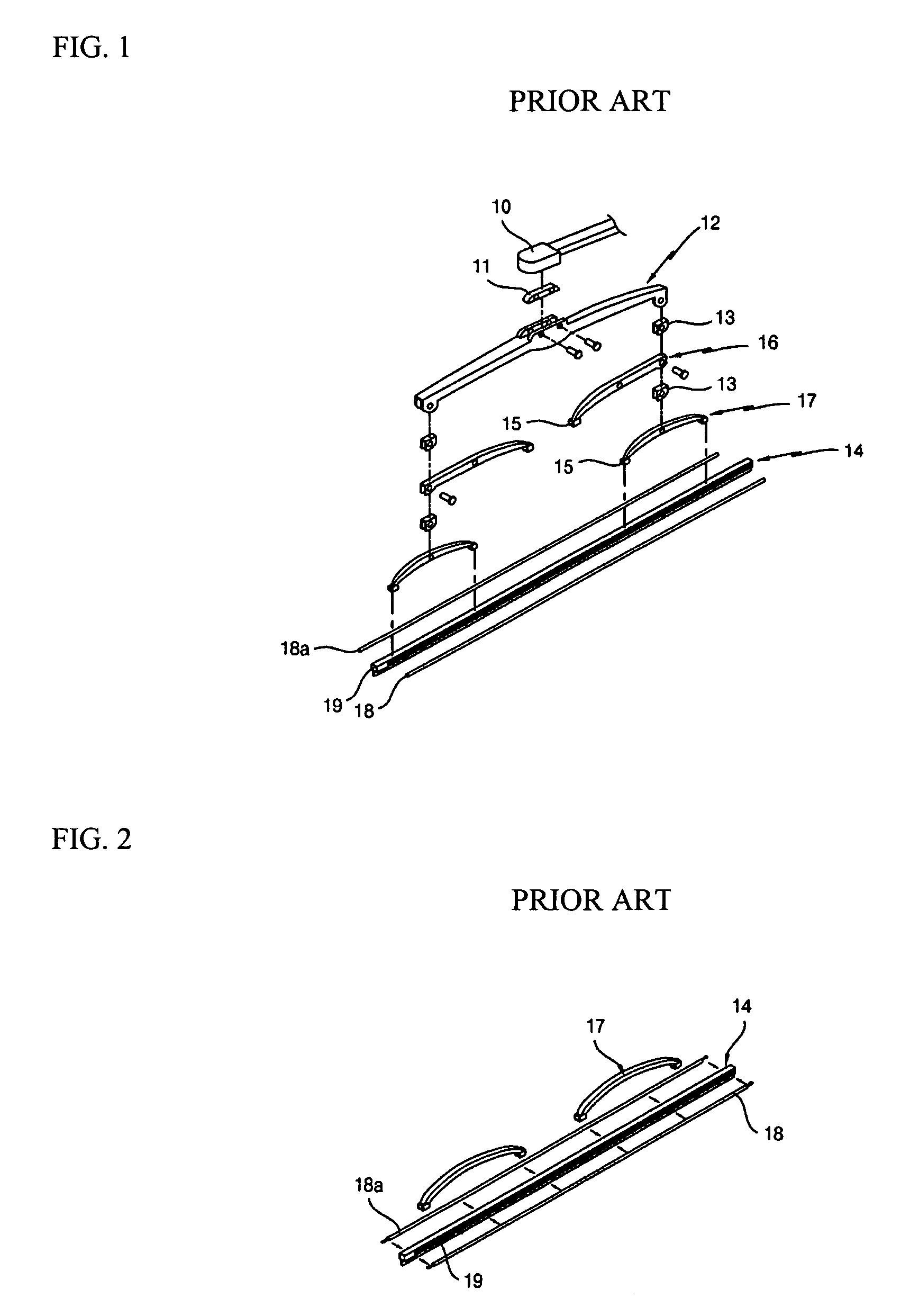 Rubber blade for wiper