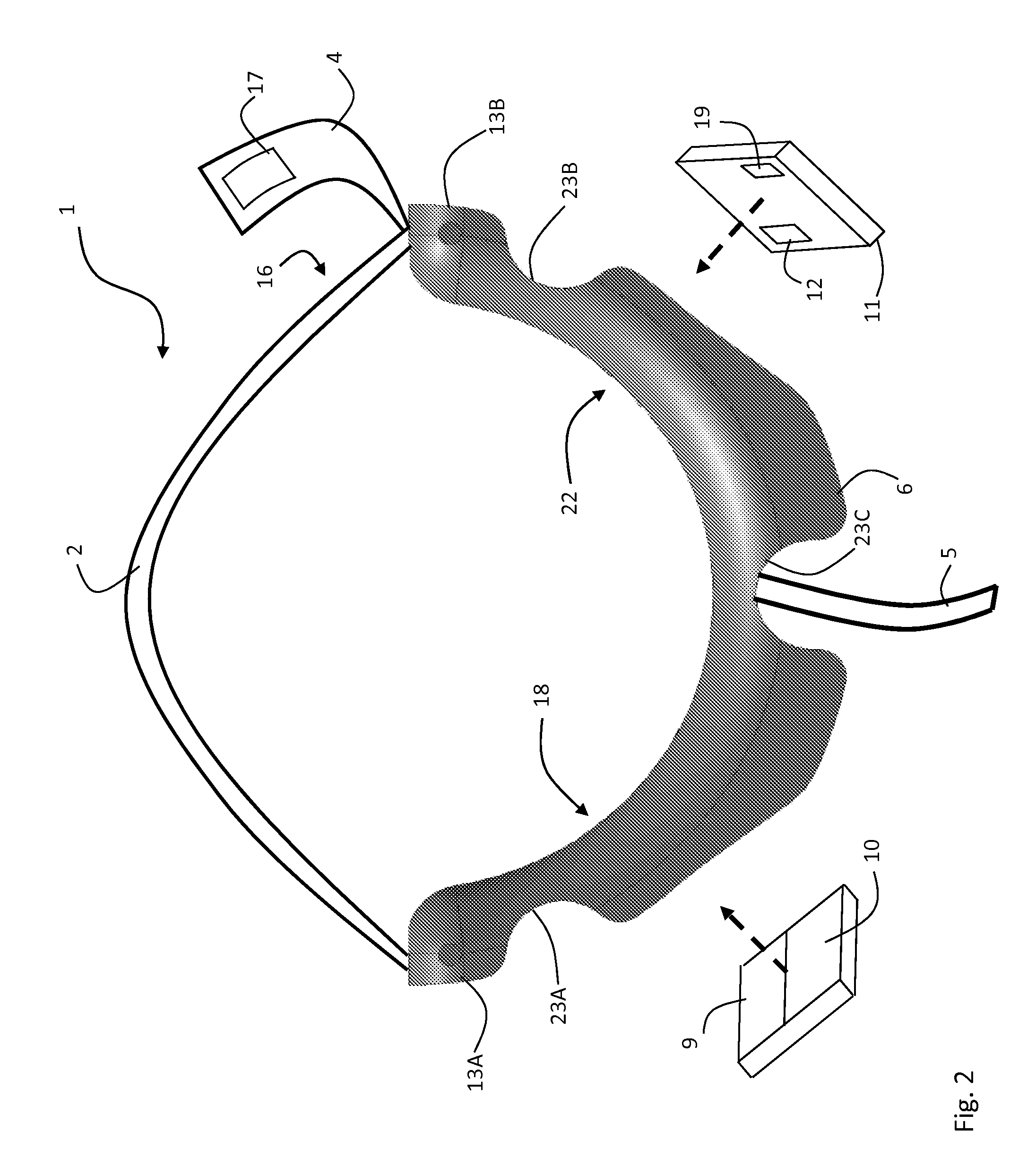 Body-worn pulse oximeter