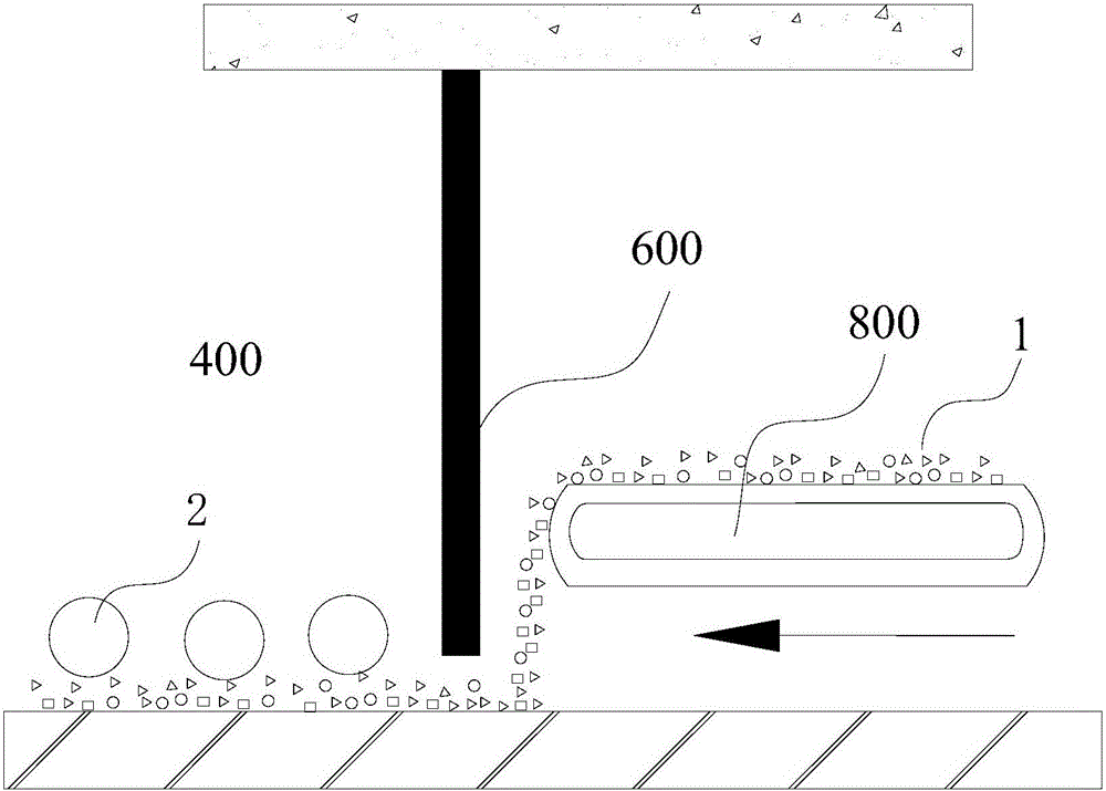 Rotary hearth furnace and method for treating low-rank coal and iron-containing materials