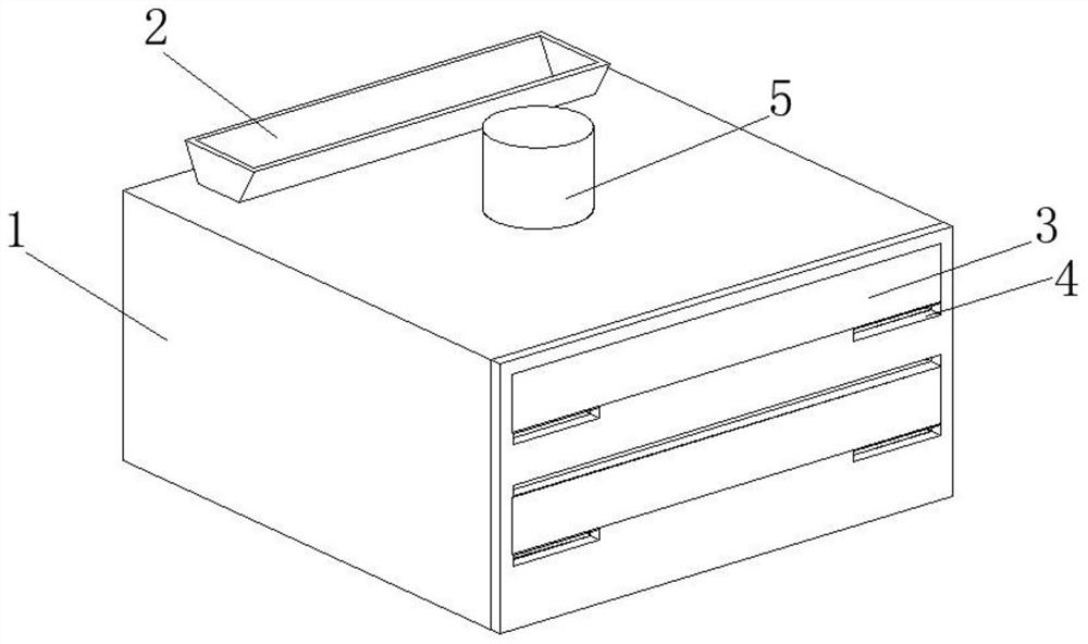 Automatic layering device for fruit and vegetable storage and layering method of automatic layering device