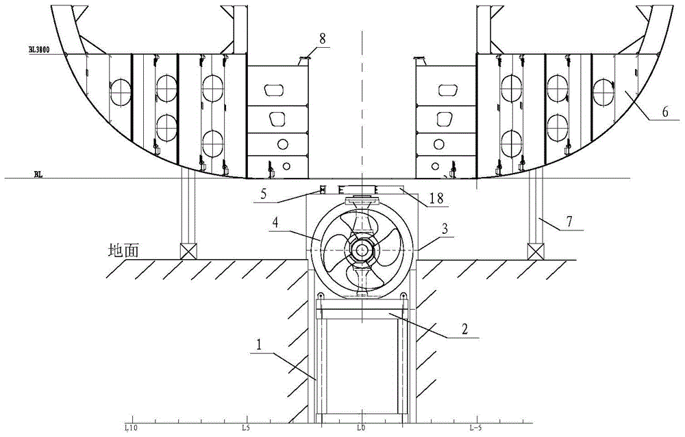 An installation method of a retractable azimuth thruster