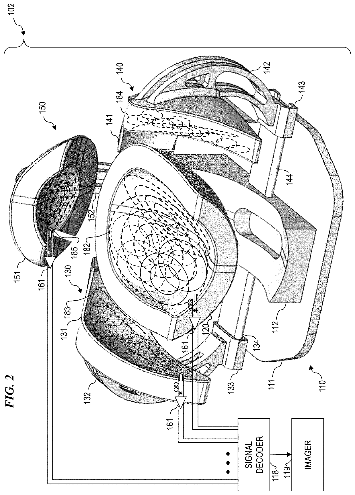 Method and apparatus for multi-part close fitting head coil