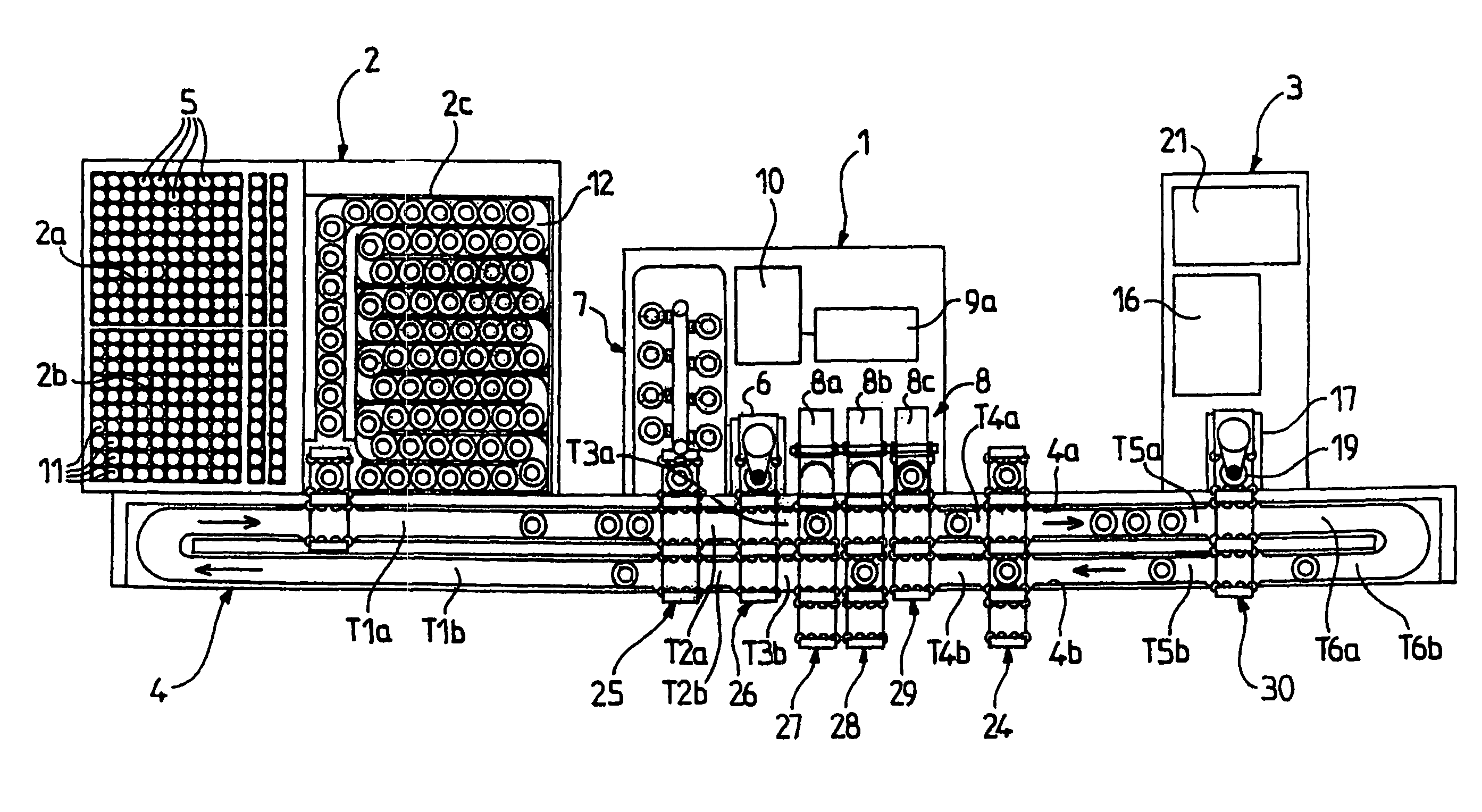 Device for supplying blood tubes to a whole blood analyser